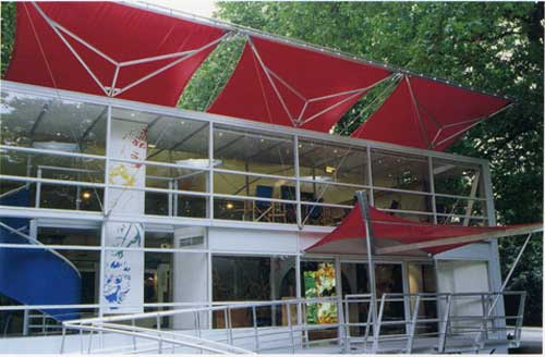 Traveling exhibition pavillion for the Hong Kong Tourist Authority, 1997