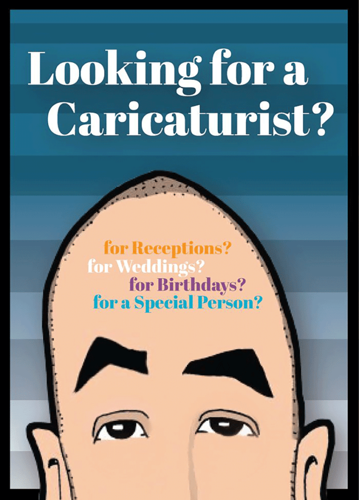 Caricaturist Postcard Flyer Front Draft