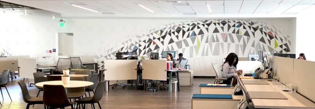 Tri Star conference room mural